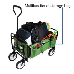 3.6 cu. ft. Fabric Bin Garden Cart Folding Wagon Cart in Green by Afoxsos 20 3.6 cu. ft. Fabric Bin Garden Cart Folding Wagon Cart in Green by Afoxsos -GARDEN TOOLS Shop garden carts hdmx579 76 1000