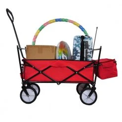 3.7 cu.ft. Steel Collapsible Garden Cart with Removable Canopy and Rear Storage, Red by Unbranded 21 3.7 cu.ft. Steel Collapsible Garden Cart with Removable Canopy and Rear Storage, Red by Unbranded -GARDEN TOOLS Shop garden carts ktdgcp82902 76 1000