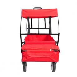3.7 cu.ft. Steel Collapsible Garden Cart with Removable Canopy and Rear Storage, Red by Unbranded 15 3.7 cu.ft. Steel Collapsible Garden Cart with Removable Canopy and Rear Storage, Red by Unbranded -GARDEN TOOLS Shop garden carts ktdgcp82902 77 1000