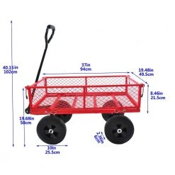 3.53 cu.ft. Steel Folding Utility Garden Cart by Unbranded 21 3.53 cu.ft. Steel Folding Utility Garden Cart by Unbranded -GARDEN TOOLS Shop garden carts ktdgcp83001 fa 1000