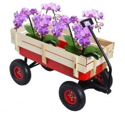 2.8 cu.ft. Steel Wagon Children Kid Garden Cart in Red by Unbranded -GARDEN TOOLS Shop garden carts lhr428zyq15 44 1000