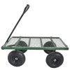 8.8 cu. ft. Metal Wagon Garden Cart in Grass Green by Unbranded -GARDEN TOOLS Shop garden carts lhr428zyq16 64 1000