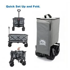 3 cu. ft. Nature ft.s Journey Collapsible Folding Fabric Camping and Garden Cart, Black/Grey by Unbranded -GARDEN TOOLS Shop garden carts mw617 1 31 1000