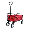 4 cu. ft. Folding Wagon Garden Shopping Fabric Garden Cart in Red by Wateday -GARDEN TOOLS Shop garden carts pf hd1511 64 1000
