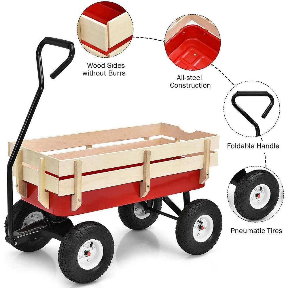 3 cu. ft. Steel Garden Cart by SUGIFT 7 3 cu. ft. Steel Garden Cart by SUGIFT - Image 5