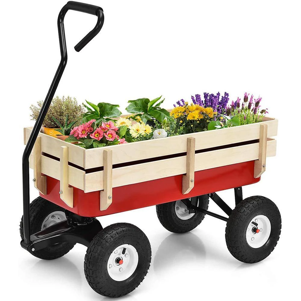 3 cu. ft. Steel Garden Cart by SUGIFT 4 3 cu. ft. Steel Garden Cart by SUGIFT - Image 2