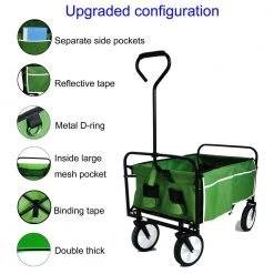2.4 cu. ft. Green Steel Garden Cart by Unbranded 12 2.4 cu. ft. Green Steel Garden Cart by Unbranded -GARDEN TOOLS Shop garden carts st616a 154 44 1000