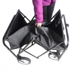 2.4 cu. ft. Black Steel Garden Cart by Unbranded -GARDEN TOOLS Shop garden carts st616a 155 44 1000