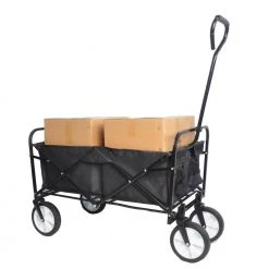 2.4 cu. ft. Black Steel Garden Cart by Unbranded -GARDEN TOOLS Shop garden carts st616a 155 4f 1000