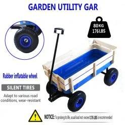 2.8 cu.ft. Steel Garden Cart in Blue by Unbranded -GARDEN TOOLS Shop garden carts st617a 180 44 1000