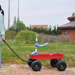 2.8 cu.ft. Steel Garden Cart in Red by Unbranded -GARDEN TOOLS Shop garden carts st617a 181 4f 1000