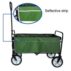 3.6 cu.ft. Metal Folding Wagon Camping Beach Yard Garden Cart Green by Tunearary -GARDEN TOOLS Shop garden carts w227hzp37479 40 1000