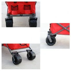 3.6 cu.ft. Outdoor Camping Wagon Metal Garden Carts Foldable by Tunearary -GARDEN TOOLS Shop garden carts w321hzp37290 1f 1000