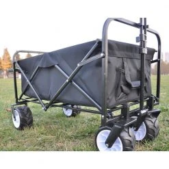 4.5 cu. ft. Black Fabric Folding Garden Cart by Unbranded -GARDEN TOOLS Shop garden carts wyb219 bkfgc 76 1000