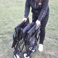 4.5 cu. ft. Black Fabric Folding Garden Cart by Unbranded -GARDEN TOOLS Shop garden carts wyb219 bkfgc fa 1000