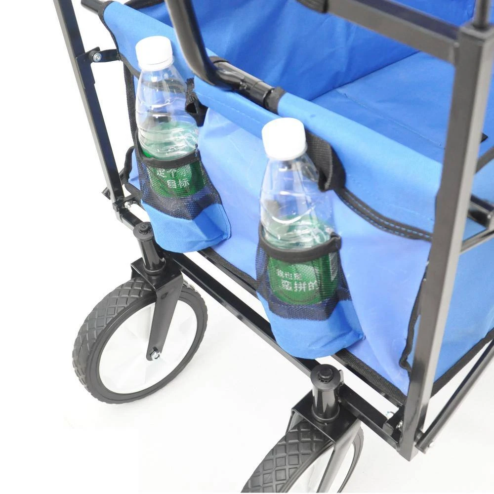 3.55 cu.ft. Fabric Blue Folding Garden Cart by Unbranded 8 3.55 cu.ft. Fabric Blue Folding Garden Cart by Unbranded - Image 6