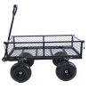 4 cu. ft. Black Steel Wagon Garden Cart by Alpulon -GARDEN TOOLS Shop garden carts zmwv234 64 1000