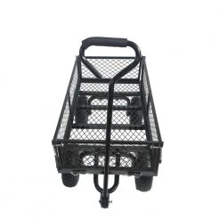 3.5 cu.ft. Metal Cargo Wagon Garden Cart by Unbranded
