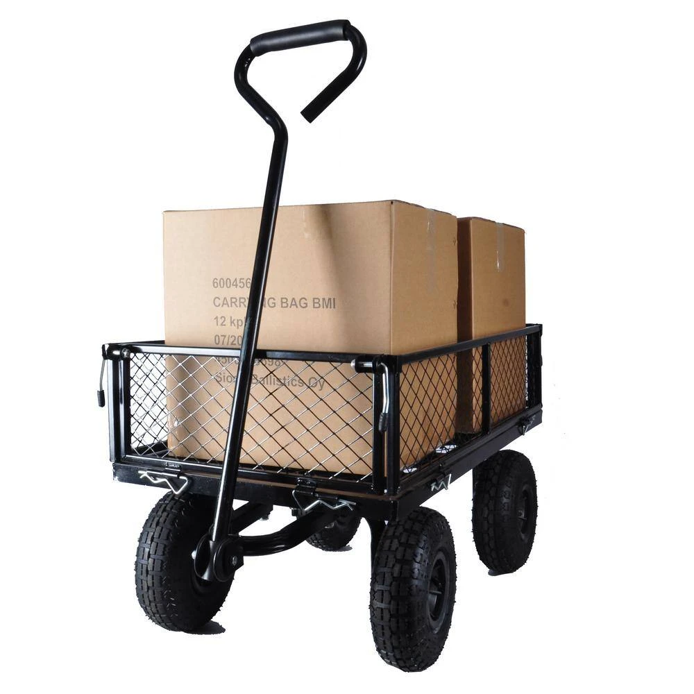 3.5 cu.ft. Metal Cargo Wagon Garden Cart by Unbranded 9 3.5 cu.ft. Metal Cargo Wagon Garden Cart by Unbranded - Image 7