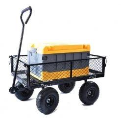 3.5 cu.ft. Metal Cargo Wagon Garden Cart by Unbranded 14 3.5 cu.ft. Metal Cargo Wagon Garden Cart by Unbranded -GARDEN TOOLS Shop garden carts zq 22741280 fa 1000