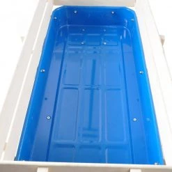 Outdoor 3 cu.ft. Metal Wagon All Terrain Wagon Garden Cart with Wood Railing by Unbranded -GARDEN TOOLS Shop garden carts zq w22740235 1f 1000