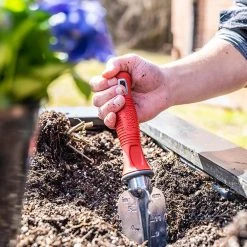 12.75 in. Comfort Non-Slip Multi-Use Transplanter-Dig, Cultivate, Plant and Weed by Garden Weasel -GARDEN TOOLS Shop garden weasel gardening tool accessories 91360 66 1000