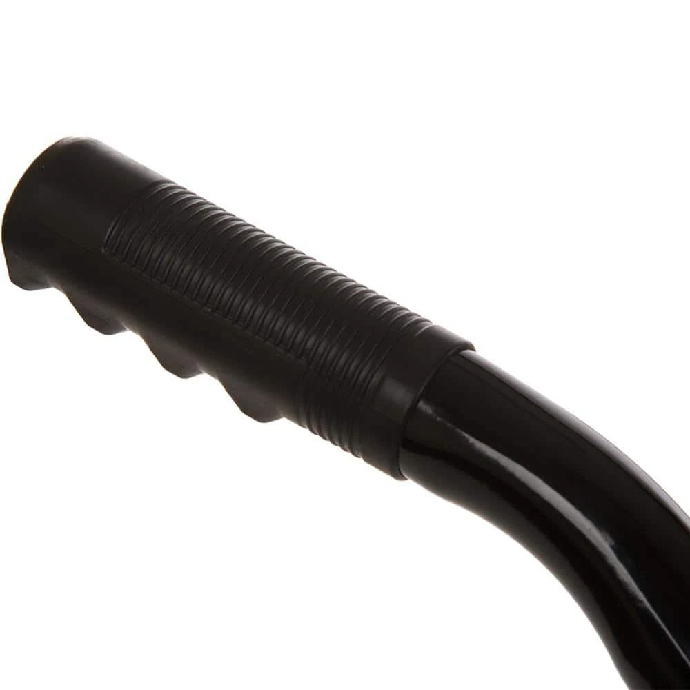 4.7 cu. ft. Black Steel Framed Plastic Garden Wheelbarrow Utility Dump Cart by Glitzhome 7 4.7 cu. ft. Black Steel Framed Plastic Garden Wheelbarrow Utility Dump Cart by Glitzhome - Image 5