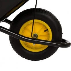 4.7 cu. ft. Black Steel Framed Plastic Garden Wheelbarrow Utility Dump Cart by Glitzhome 10 4.7 cu. ft. Black Steel Framed Plastic Garden Wheelbarrow Utility Dump Cart by Glitzhome -GARDEN TOOLS Shop glitzhome wheelbarrows 1429004169 c3 1000