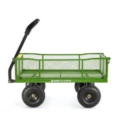 4 cu. ft. Steel Utility Cart by GORILLA CARTS -GARDEN TOOLS Shop gorilla carts garden carts gcg 2140 40 1000