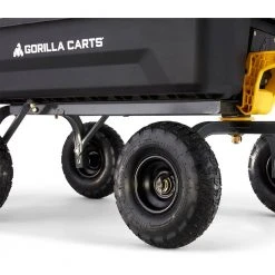 4 cu. ft. Poly Garden Dump Cart by GORILLA CARTS -GARDEN TOOLS Shop gorilla carts garden carts gcg 4 1f 1000