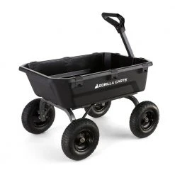 7 cu. ft. Poly Yard Dump Cart by GORILLA CARTS -GARDEN TOOLS Shop gorilla carts garden carts gcg 7 1d 1000