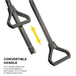 7 cu. ft. Poly Yard Dump Cart by GORILLA CARTS -GARDEN TOOLS Shop gorilla carts garden carts gcg 7 44 1000