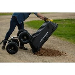 7 cu. ft. Poly Yard Dump Cart by GORILLA CARTS -GARDEN TOOLS Shop gorilla carts garden carts gcg 7 76 1000