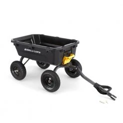 7 cu. ft. Poly Yard Dump Cart by GORILLA CARTS -GARDEN TOOLS Shop gorilla carts garden carts gcg 7 c3 1000