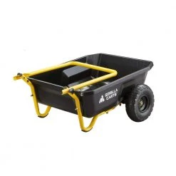 4 cu. ft. Poly Yard Cart by GORILLA CARTS -GARDEN TOOLS Shop gorilla carts garden carts gcr 4 fa 1000