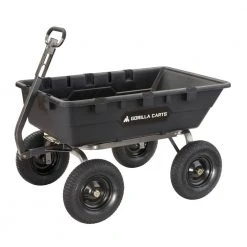 1,500 lb. Super Heavy Duty Poly Dump Cart by GORILLA CARTS