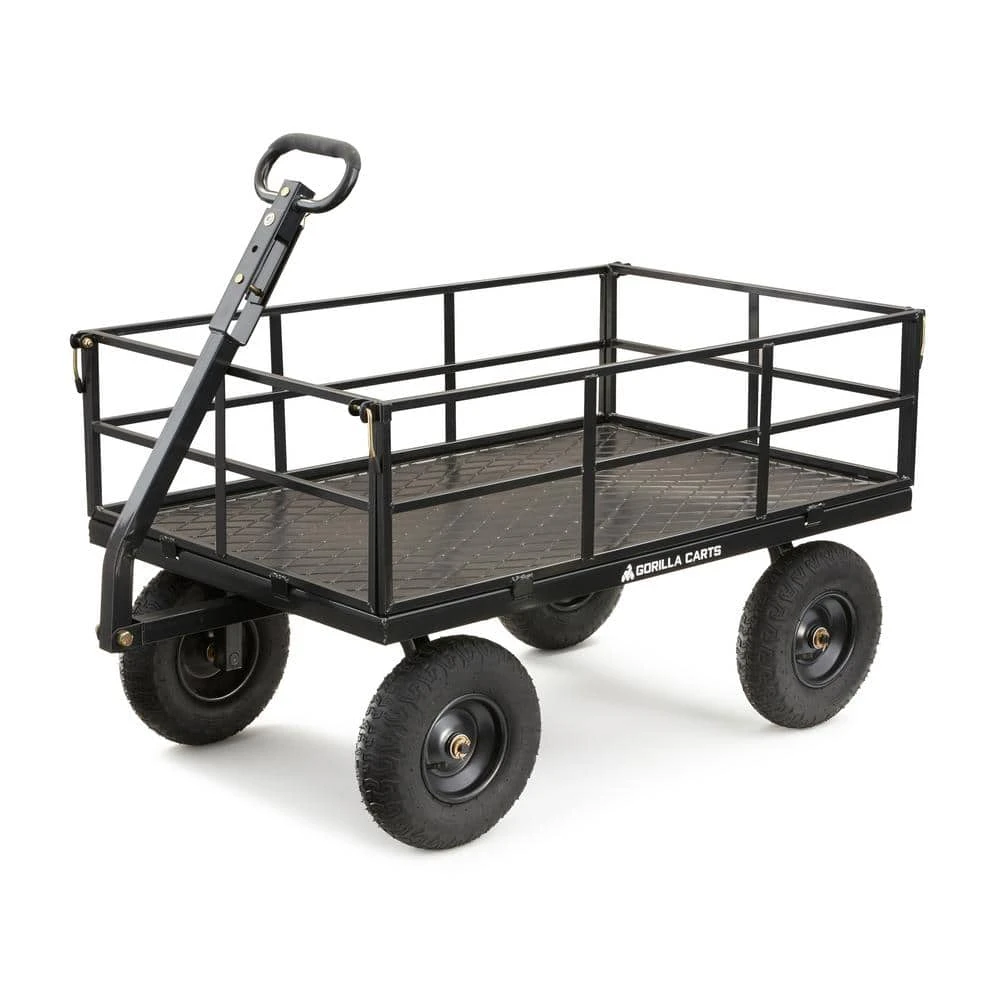 1,200 lb. Heavy-Duty Steel Utility Cart by GORILLA CARTS 3 1,200 lb. Heavy-Duty Steel Utility Cart by GORILLA CARTS