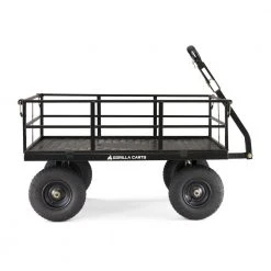 1,200 lb. Heavy-Duty Steel Utility Cart by GORILLA CARTS 20 1,200 lb. Heavy-Duty Steel Utility Cart by GORILLA CARTS -GARDEN TOOLS Shop gorilla carts garden carts gor1200 com c3 1000