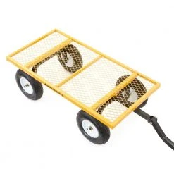 1,200 lbs. Heavy Duty Steel Utility Cart by GORILLA CARTS -GARDEN TOOLS Shop gorilla carts garden carts gor1201b 1d 1000