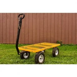 1,200 lbs. Heavy Duty Steel Utility Cart by GORILLA CARTS -GARDEN TOOLS Shop gorilla carts garden carts gor1201b 40 1000