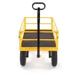 1,200 lbs. Heavy Duty Steel Utility Cart by GORILLA CARTS -GARDEN TOOLS Shop gorilla carts garden carts gor1201b 44 1000