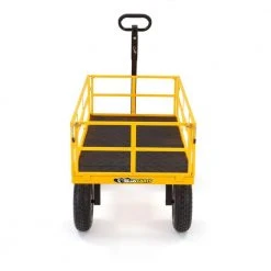 1,200 lbs. Heavy Duty Steel Utility Cart by GORILLA CARTS -GARDEN TOOLS Shop gorilla carts garden carts gor1201b 66 1000