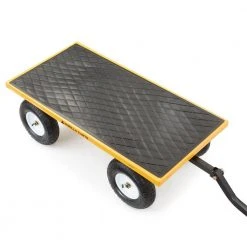 1,200 lbs. Heavy Duty Steel Utility Cart by GORILLA CARTS -GARDEN TOOLS Shop gorilla carts garden carts gor1201b 76 1000