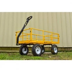 1,200 lbs. Heavy Duty Steel Utility Cart by GORILLA CARTS -GARDEN TOOLS Shop gorilla carts garden carts gor1201b 77 1000
