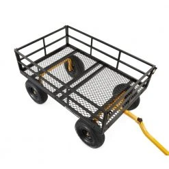 1,400 lb. Super Heavy Duty Steel Utility Cart by GORILLA CARTS -GARDEN TOOLS Shop gorilla carts garden carts gor1400 com 4f 1000