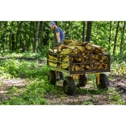 1,400 lb. Super Heavy Duty Steel Utility Cart by GORILLA CARTS -GARDEN TOOLS Shop gorilla carts garden carts gor1400 com 77 1000