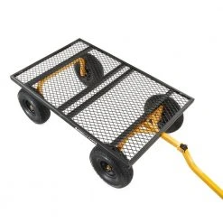 1,400 lb. Super Heavy Duty Steel Utility Cart by GORILLA CARTS -GARDEN TOOLS Shop gorilla carts garden carts gor1400 com c3 1000