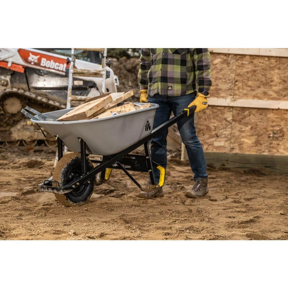 6 cu. ft. PRO Steel Wheelbarrow by Gorilla 16 6 cu. ft. PRO Steel Wheelbarrow by Gorilla - Image 14