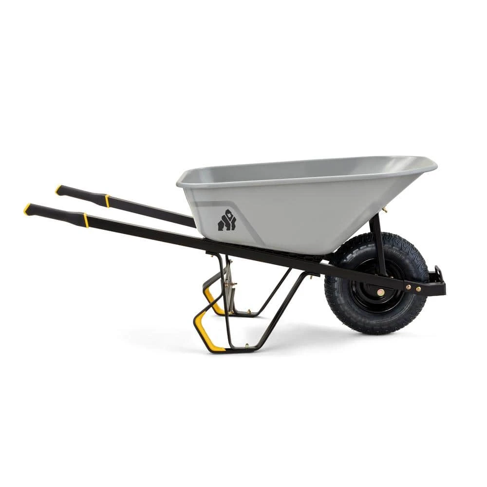 6 cu. ft. PRO Steel Wheelbarrow by Gorilla 5 6 cu. ft. PRO Steel Wheelbarrow by Gorilla - Image 3