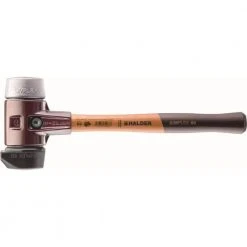 Simplex 80 7.75 lbs. Mallet with Black Rubber and Aluminum Inserts by Halder